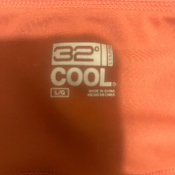 32 Degrees Orange High-Waisted Leggings - Picture 8 of 9